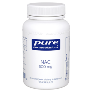 Pure Encapsulations NAC 600 mg. 90 or 180 Capsules