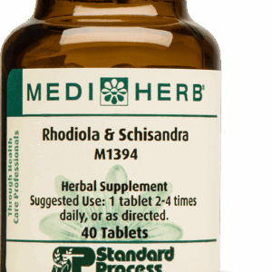 558 Rhodiola & Schisandra 40 T  MediHerb $ 25.50