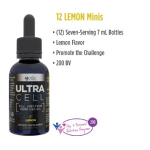 Ultra Cell Liquid CBD Oil Mini Lemon or Berry