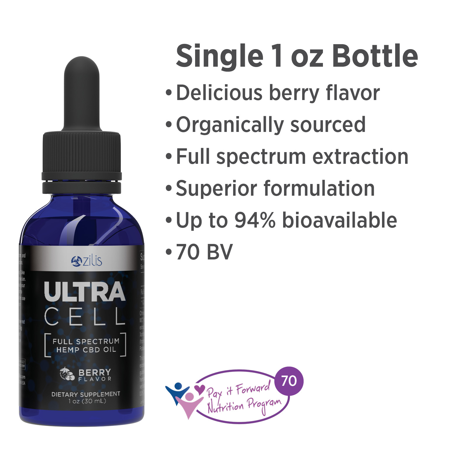 UltraCell CBD Oil 1 oz
